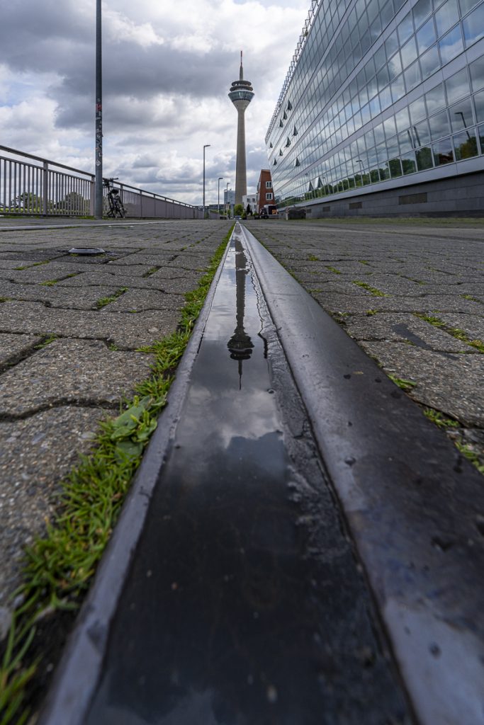 Composition en reflet à Düsseldorf