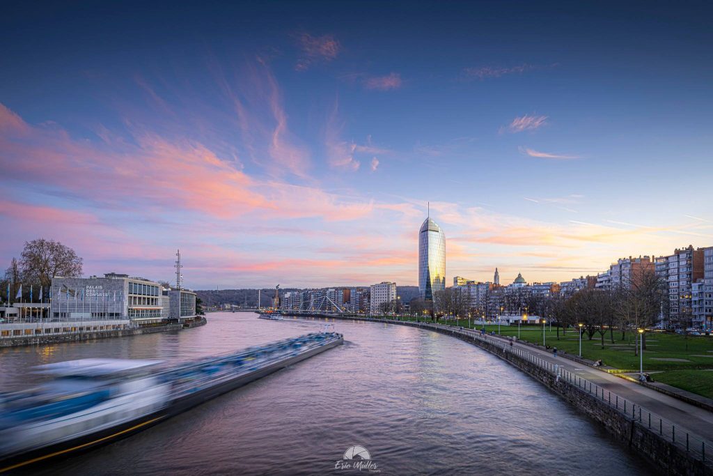 Stage photo à Liège de nuit