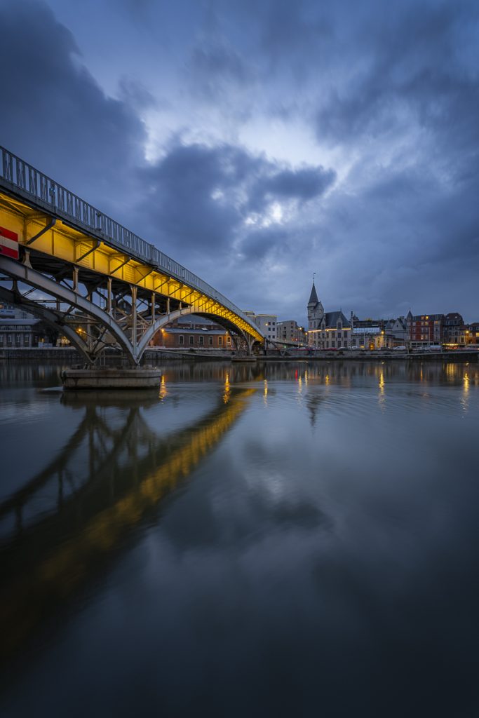 Liège la nuit lors du photowalk