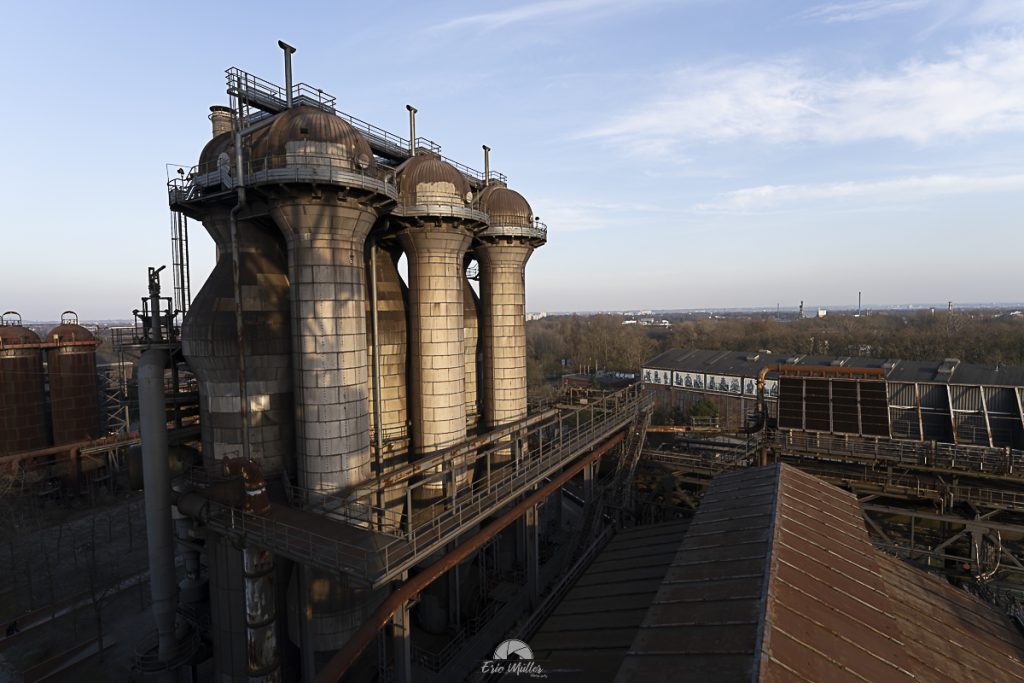 Prise de vue de l'industrie à Duisbourg