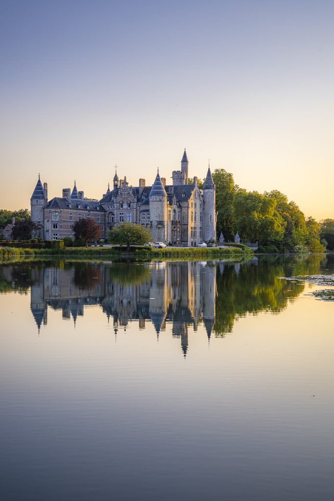 Coucher de soleil sur le château